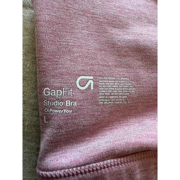 GapFit Studio Low Impact Sports Bra Women's L - Picture 4 of 4